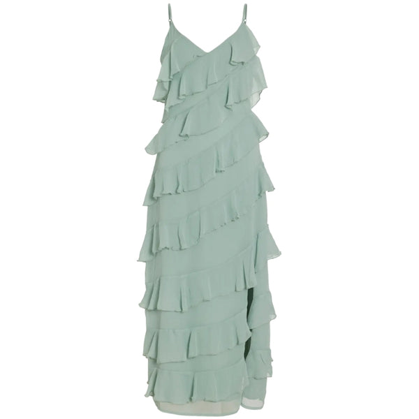 VILA VILA DAM KLÄNNING VILUNA Dress Green Milieu