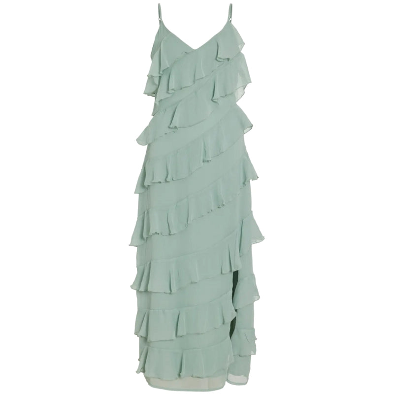 VILA VILA DAM KLÄNNING VILUNA Dress Green Milieu
