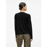 VILA VILA DAM KORTKOFTA VIRIL LÅNGÄRMAD STICKAD KOFTA-NOOS Cardigan Black