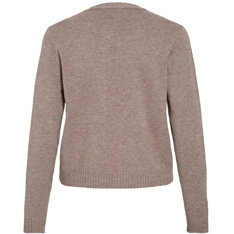 VILA VILA DAM KORTKOFTA VIRIL LÅNGÄRMAD STICKAD KOFTA-NOOS Cardigan Falcon Melange