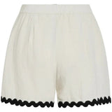 VILA VILA DAM SHORTS VIMANDA Shorts Birch Black Beauty