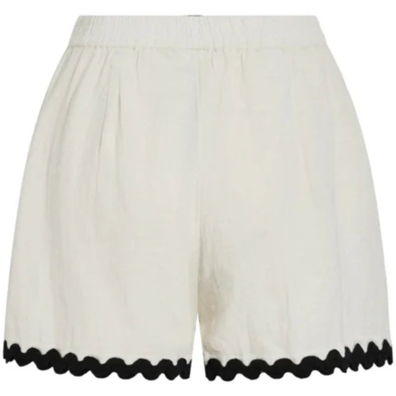 VILA VILA DAM SHORTS VIMANDA Shorts Birch Black Beauty