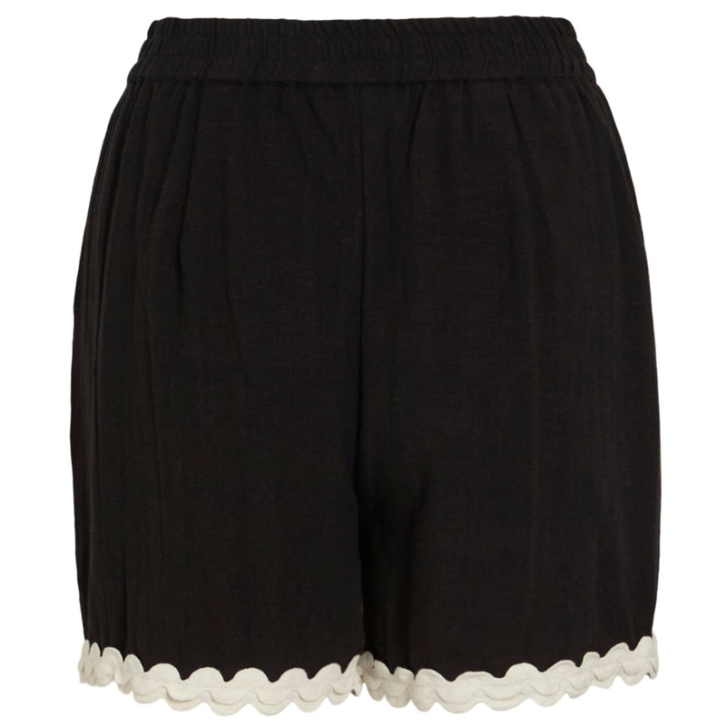 VILA VILA DAM SHORTS VIMANDA Shorts Black Beauty Birch