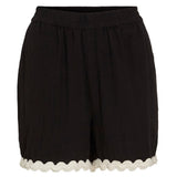 VILA VILA DAM SHORTS VIMANDA Shorts Black Beauty Birch