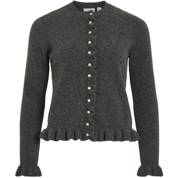 VILA VILA Dam Cardigan VIJacia Knit Medium grey melange