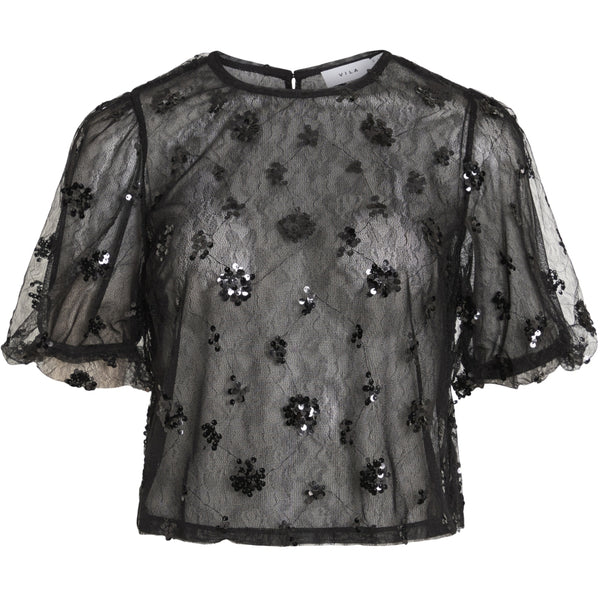 VILA VILA Dam Kofta VIViada Top Black Beauty