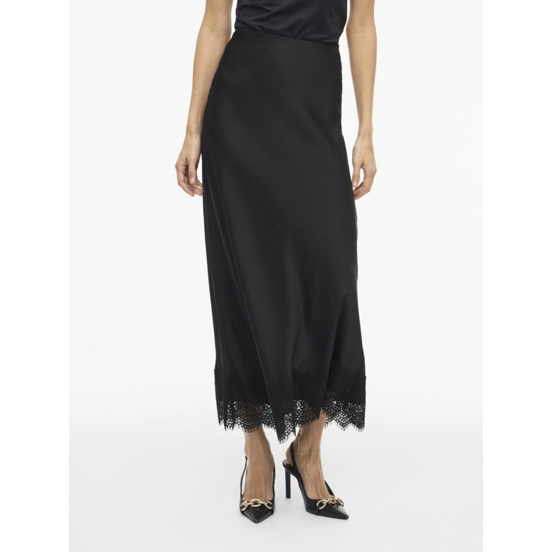 VILA VILA Dam kjol VIEllette Skirt Black Beauty