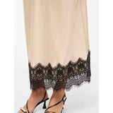 VILA VILA Dam kjol VIEllette Skirt Cement BLACK LACE