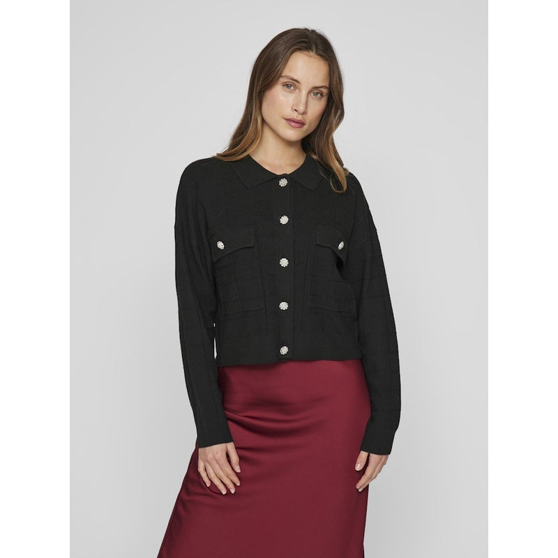 VILA VILA dam cardigan VIJULISA Cardigan Black Beauty