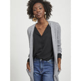 VILA VILA dam cardigan VIRIL Cardigan Medium grey melange