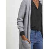 VILA VILA dam cardigan VIRIL Cardigan Medium grey melange