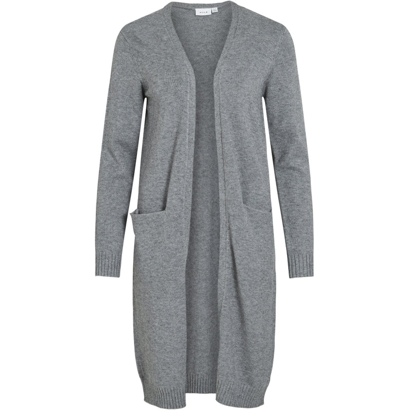 VILA VILA dam cardigan VIRIL Cardigan Medium grey melange