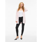 VILA VILA dam kofta VIRIL Cardigan Cherry Blossom LIGHT MELANGE