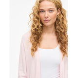 VILA VILA dam kofta VIRIL Cardigan Cherry Blossom LIGHT MELANGE