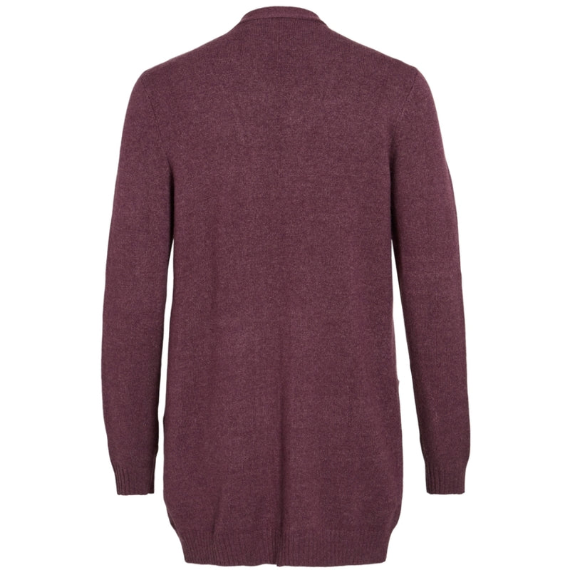 VILA VILA dam cardigan VIRIL Cardigan Fig Dark Melange