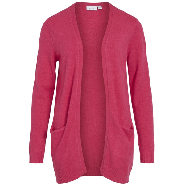 VILA VILA dam cardigan VIRIL Cardigan Jazzy DARK MELANGE