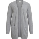 VILA VILA dam cardigan VIRIL Cardigan Medium grey melange