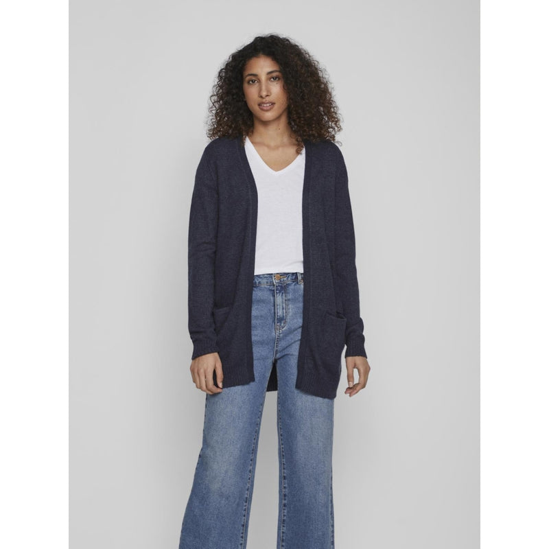 VILA VILA dam cardigan VIRIL Cardigan Total eclipse melange
