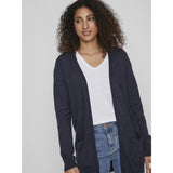 VILA VILA dam cardigan VIRIL Cardigan Total eclipse melange