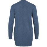 VILA VILA dam cardigan VIRIL Cardigan Vintage Indigo Dark Melange