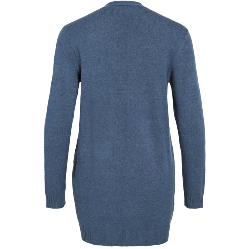 VILA VILA dam cardigan VIRIL Cardigan Vintage Indigo Dark Melange