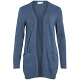 VILA VILA dam cardigan VIRIL Cardigan Vintage Indigo Dark Melange