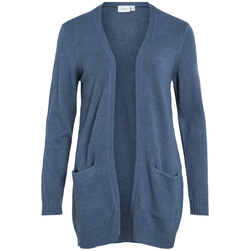 VILA VILA dam cardigan VIRIL Cardigan Vintage Indigo Dark Melange