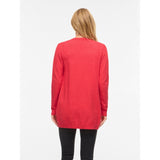 VILA VILA dam kofta VIRIL Cardigan Hibiscus DARK MELANGE