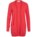 VILA VILA dam kofta VIRIL Cardigan Hibiscus DARK MELANGE