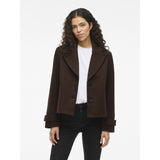 VILA VILA dam jacka VISOLO Jacket Coffee Bean