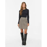 VILA VILA dam kjol VIAYLIN Skirt Falcon WHITE BINDER