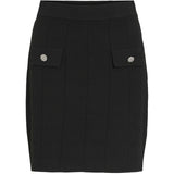 VILA VILA dam kjol VIJULISA Skirt Black Beauty