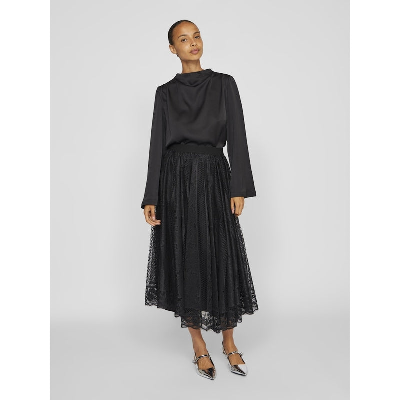 VILA VILA dam kjol VIKARRY Skirt Black