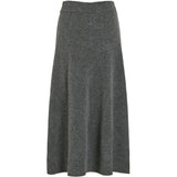 VILA VILA dam kjol VIKENYA Restudsalg Dark grey melange