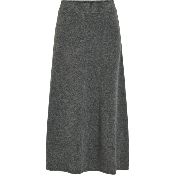 VILA VILA dam kjol VIKENYA Skirt Dark grey melange