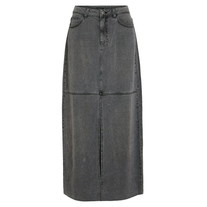 VILA VILA dam kjol VIKIKI Skirt Medium Grey Denim