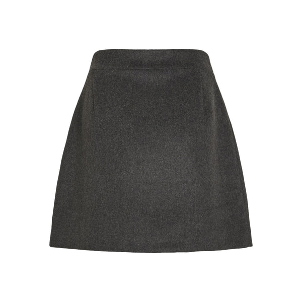 VILA VILA dam kjol VIOCTO Skirt Dark grey melange