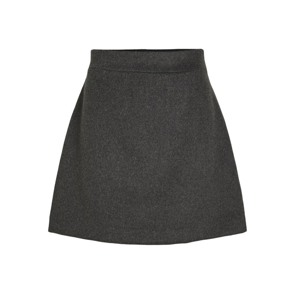 VILA VILA dam kjol VIOCTO Skirt Dark grey melange