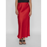 VILA VILA dam kjol VITYLA Skirt Poppy Red