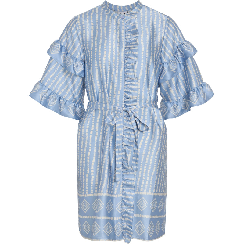 VILA VILA dam klänning VIKAVAS Dress Kentucky blue