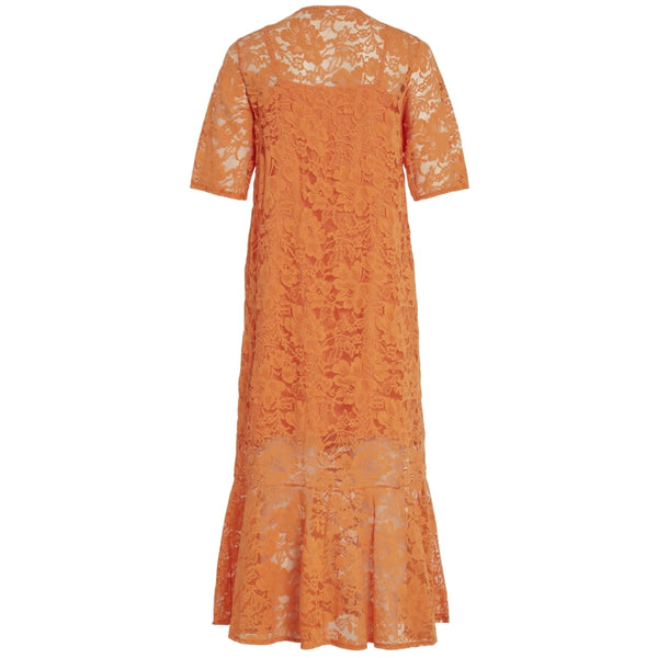 VILA VILA dam klänning VINALINA Dress Sun Orange