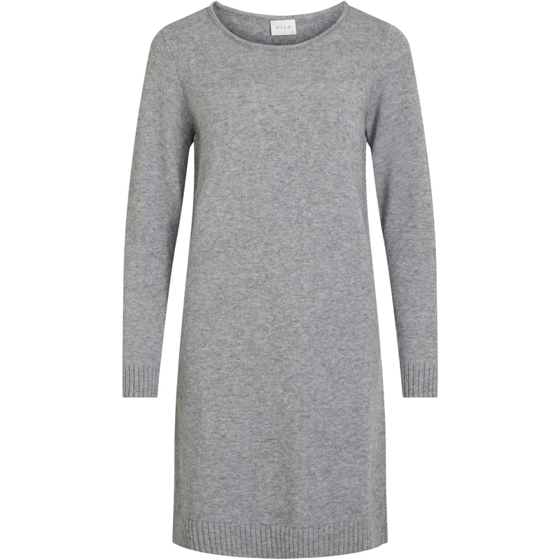 VILA VILA dam klänning VIRIL Dress Medium grey melange