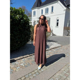 VILA VILA dam klänning VISNOWDROP Dress Shaved Chocolate