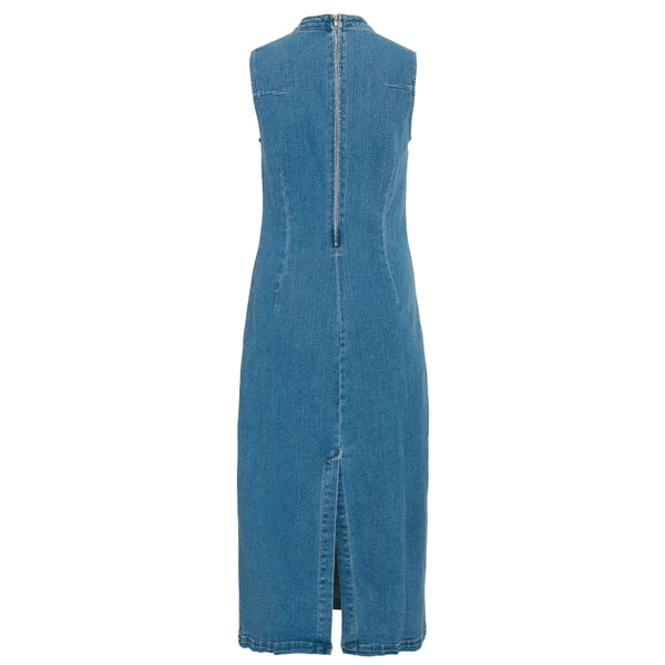 VILA VILA dam klänning VIWINONA Dress Medium blue denim