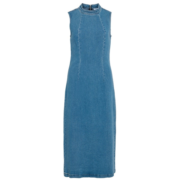 VILA VILA dam klänning VIWINONA Dress Medium blue denim