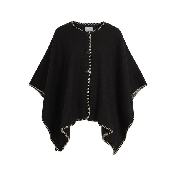 VILA VILA dam poncho VISANTEL Poncho Black