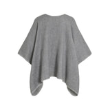 VILA VILA dam poncho VISANTEL Poncho Light Grey Melange