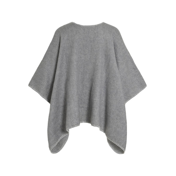 VILA VILA dam poncho VISANTEL Poncho Light Grey Melange