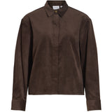 VILA VILA dam skjorta VICOURDIE Shirt Coffee Bean