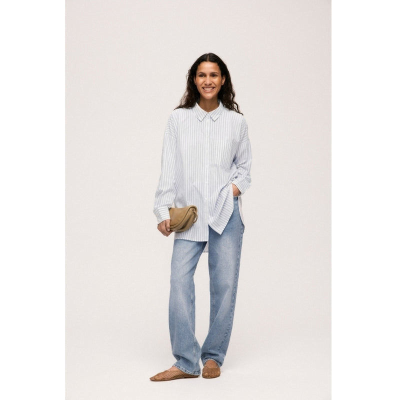 VILA VILA dam skjorta VIDARMA Shirt Kentucky blue